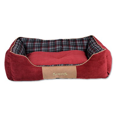 Scruffs Highland Box Bed L  75x60cm červený